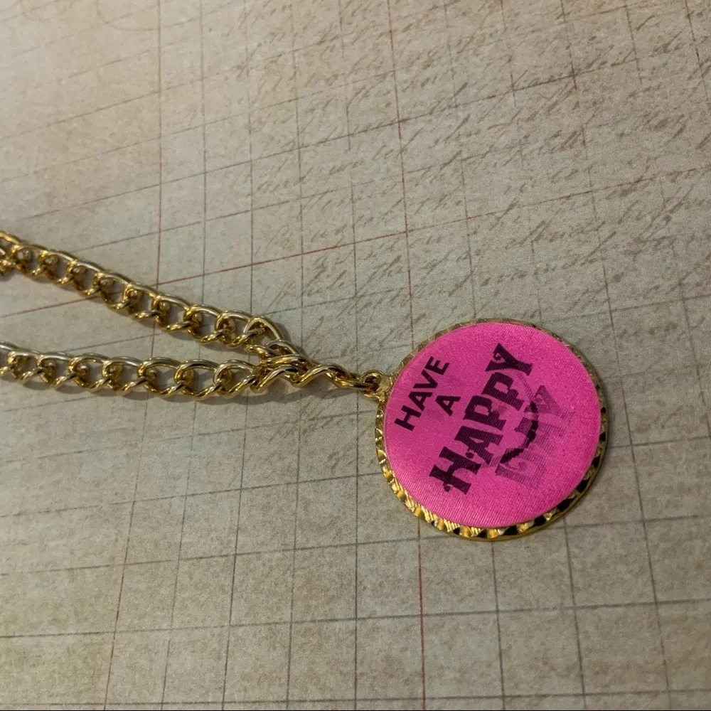 SMILEY HAVE A NICE DAY CHANGE IMAGE VERY VINTAGE BRACELET 70s - Picture 8 of 12